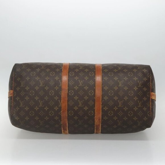 LOUIS VUITTON Monogram Keepall Bandouliere 55 Boston Bag M41414 LV Auth BD1228 - Picture 7 of 16